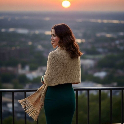 Picture of Knitted Winter Shawl for Men & Women | Soft Warm Fabric | Stylish Casual & Formal Wrap Int: One size