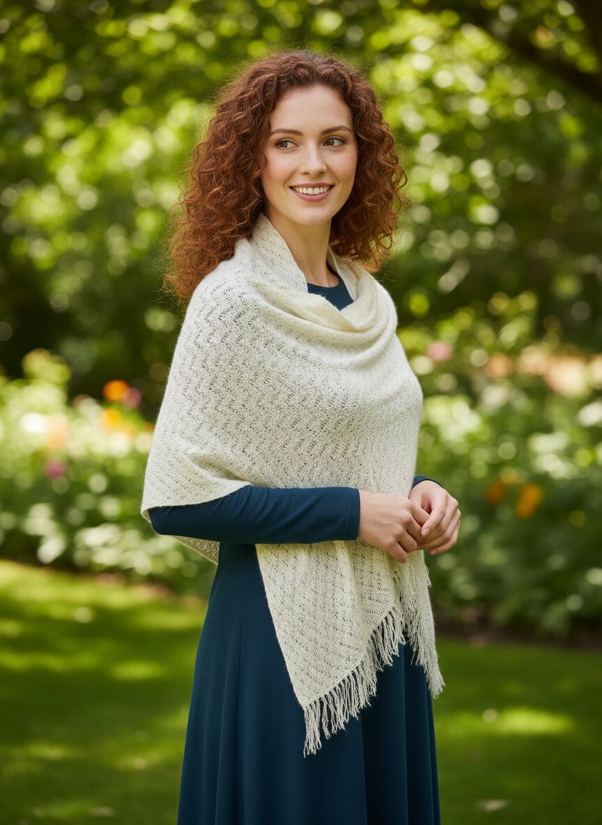 Picture of Knitted Winter Shawl for Men & Women | Soft Warm Fabric | Stylish Casual & Formal Wrap Int: One size