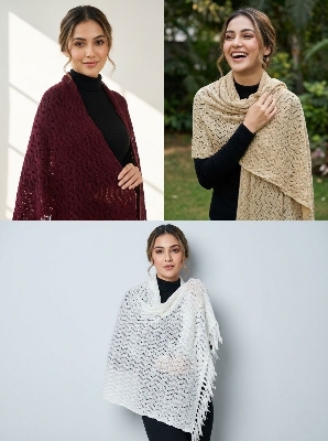 Picture of Knitted Winter Shawl for Men & Women | Soft Warm Fabric | Stylish Casual & Formal Wrap Int: One size