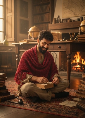 Picture of Knitted Winter Shawl for Men & Women | Soft Warm Fabric | Stylish Casual & Formal Wrap Int: One size