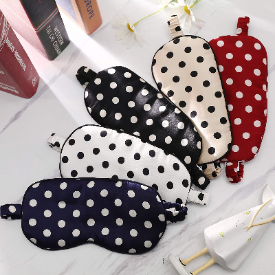 Picture of Silk Satin Sleep Eye Mask for Men & Women | Double Sided Soft Fabric | Light Blocking Blindfold | Comfortable for Travel & Daily Sleep