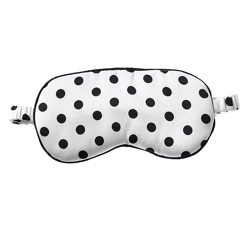 Picture of Silk Satin Sleep Eye Mask for Men & Women | Double Sided Soft Fabric | Light Blocking Blindfold | Comfortable for Travel & Daily Sleep