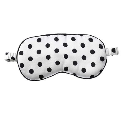 Picture of Silk Satin Sleep Eye Mask for Men & Women | Double Sided Soft Fabric | Light Blocking Blindfold | Comfortable for Travel & Daily Sleep