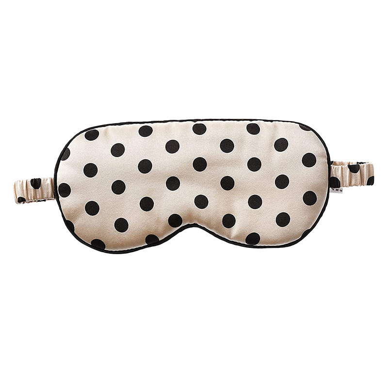 Picture of Silk Satin Sleep Eye Mask for Men & Women | Double Sided Soft Fabric | Light Blocking Blindfold | Comfortable for Travel & Daily Sleep