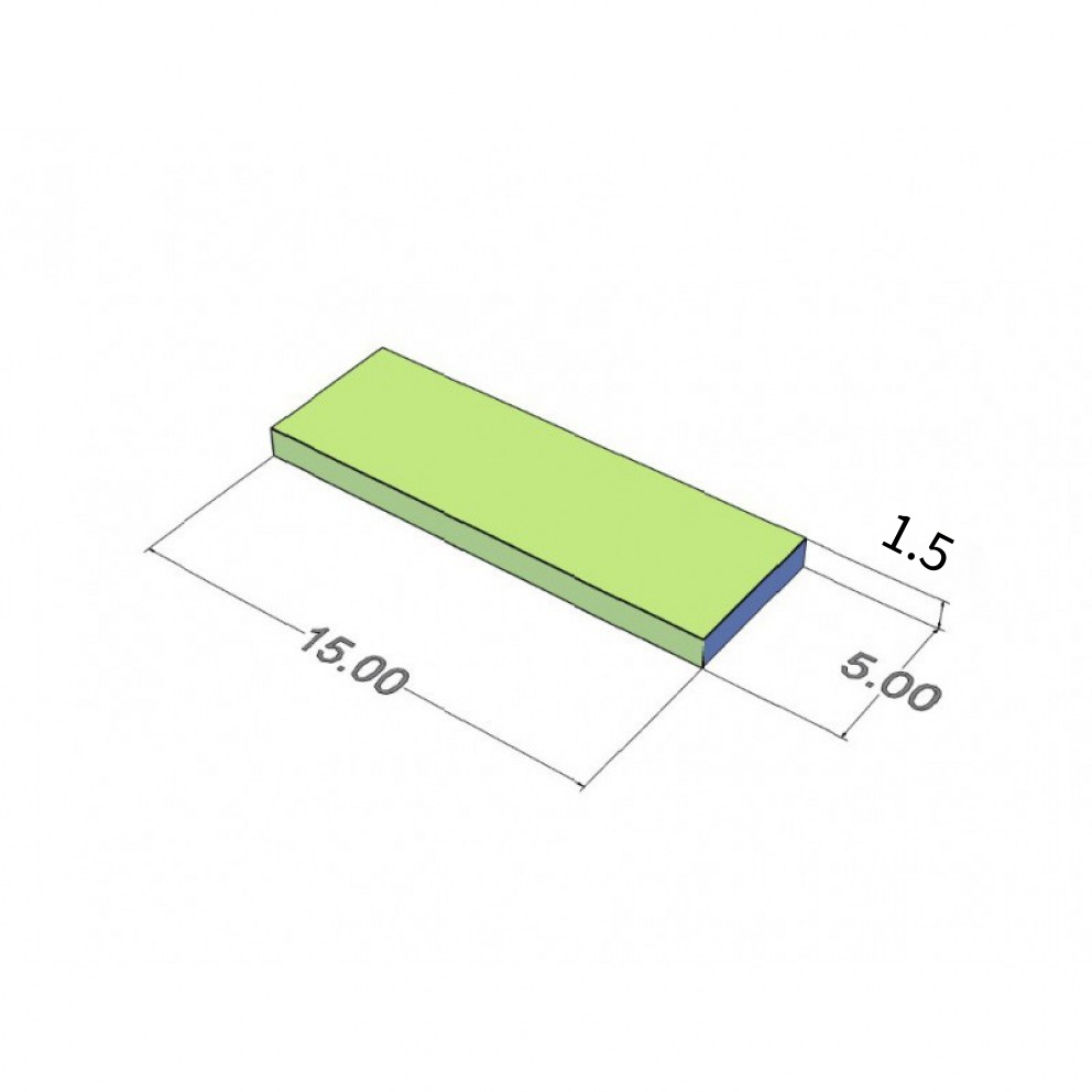 Picture of Ultra Strong N52 Neodymium Magnet 15x5x1.5mm (10 - 100 pcs) – Rare Earth Thin Block Magnet | Heavy Duty Mini Magnet for DIY, Electronics & Industrial Use