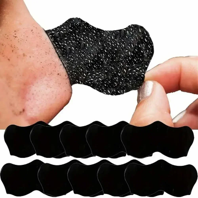 Picture of 10/20pcs Blackhead Removal Nose Strips | Bamboo Charcoal Deep Cleansing Pore Strips | Instant Acne & Oil Control Nose Patch