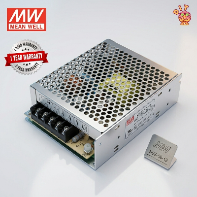 Picture of Mean Well NES-50-12 Switching Power Supply 12V 4.2A 50W | Original Industrial Grade SMPS | Pre-Owned Like New Condition