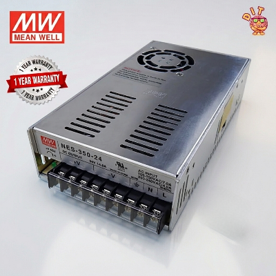 Picture of Mean Well NES-350-24 Switching Power Supply 24V 14.6A 350W Original Industrial Grade SMPS | Pre-Owned Like New Condition
