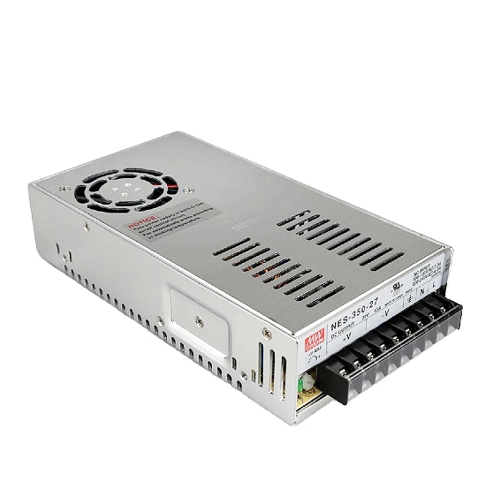 Picture of Mean Well NES-350-27 Switching Power Supply 27V 13A 350W Original Industrial Grade SMPS | Pre-Owned Like New Condition