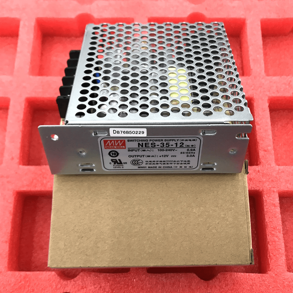Picture of Mean Well NES-35-12 Switching Power Supply 12V 2.9A 35W Original Industrial Grade SMPS | Pre-Owned Like New Condition