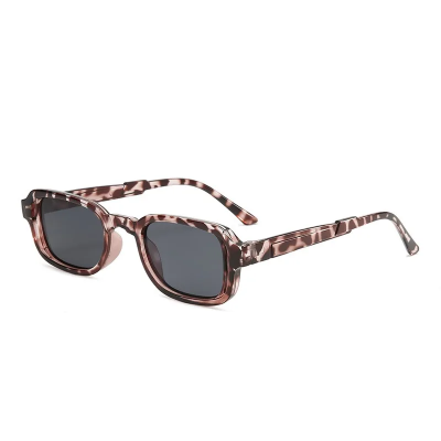 Picture of Premium Vintage Rectangle Sunglasses UV400 - Men Women Designer Fashion Square Frame Anti-Glare