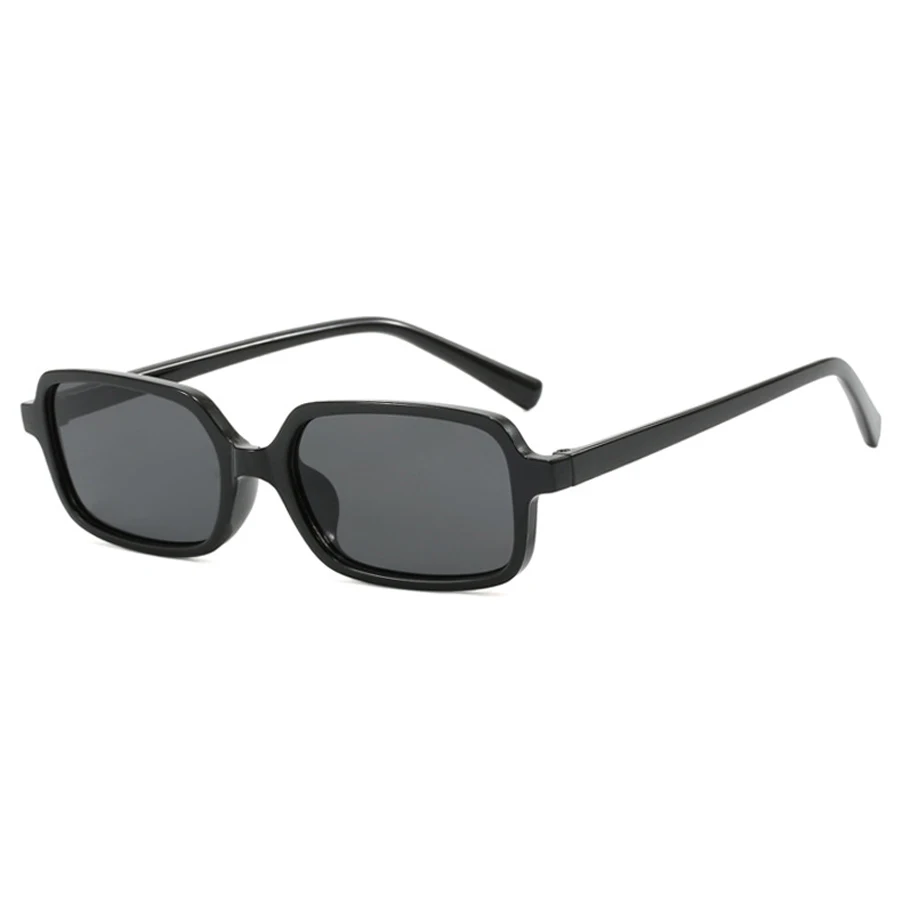 Picture of Trendy Y2K Small Rectangle Sunglasses - Retro Streetwear Chashma for Women & Men, UV400 Protection
