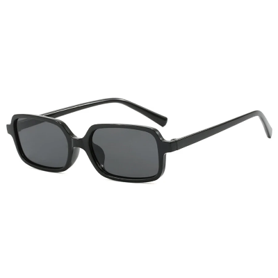 Picture of Trendy Y2K Small Rectangle Sunglasses - Retro Streetwear Chashma for Women & Men, UV400 Protection