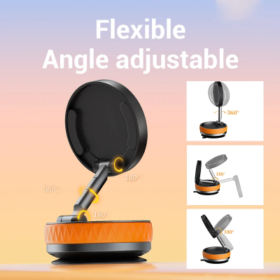 Picture of Magnetic Car Phone Holder 360° – Dashboard Mount with Vacuum Suction for All Phones