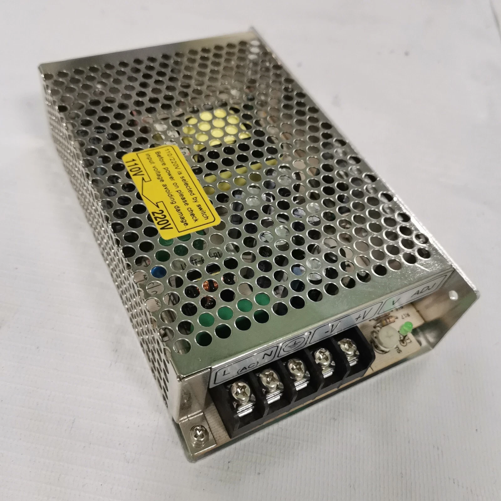 Picture of Mean Well S-50-12 12V 4.2A 50W Switching Power Supply | Original Mean Well SMPS | AC 110V/220V to DC 12V | Pre-Owned Like New