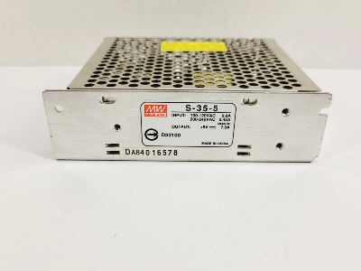 Picture of Mean Well S-35-5 Switching Power Supply 5V 7A 35W | Original Industrial Grade SMPS AC to DC Power Supply | Pre-Owned Like New Condition