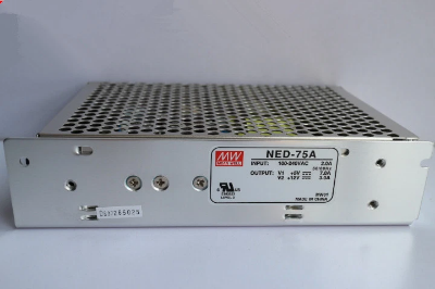 Picture of Mean Well NED-75A Dual Output Switching Power Supply 5V 7A + 12V 3A 71W | Original Industrial AC/DC SMPS | Pre-Owned Like New