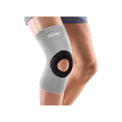 Picture of Samson Knee Cap (Open Patella Gel Pad) (Single)-Grey