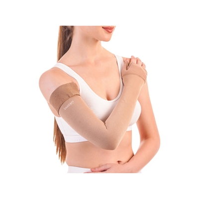 Picture of Lymphedema Arm Sleeve (Single)-Brown