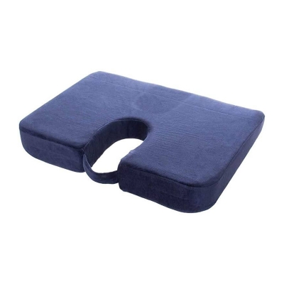 Picture of Coccyx Cushion set for Orthopedic Pain Relief car & Office Chair Seat-Blue-Int: One size)