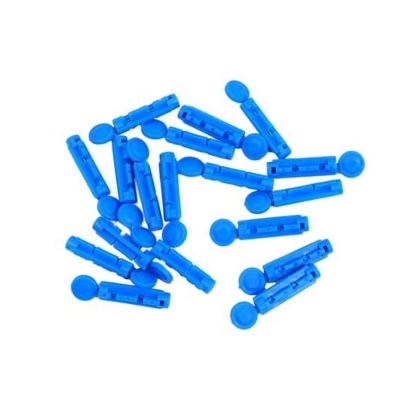Picture of Blood Lancet Needle -100pcs for Blood Glucose Meters-Blue-Int: One size)
