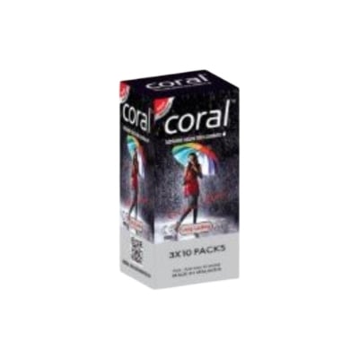 Picture of Coral - Long Lasting Extra Time Lubricated Natural Latex Condom For Men- Full Box-Multicolor