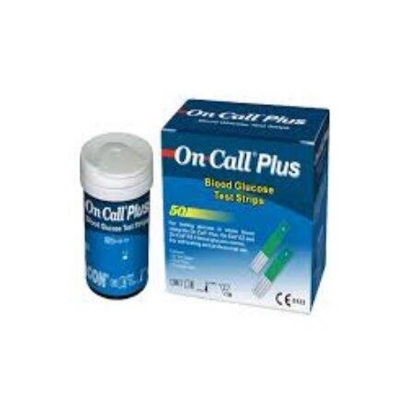 Picture of On Call Plus Blood Glucose Test Strips-Multicolor