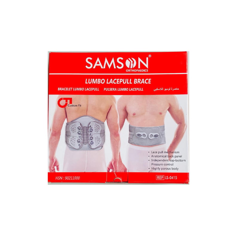 Picture of SAMSON LS-0415 Lumbo Lacepull Brace | All Sizes-Grey