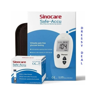 Picture of Sinocare Safe Accu Digital Blood Glucose Monitoring System-Multicolor