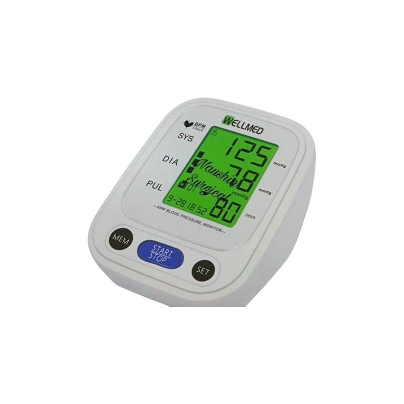 Picture of Wellmed Arm Digital Blood Pressure Monitor Home Health Care Medical Device for Adults-Multicolor