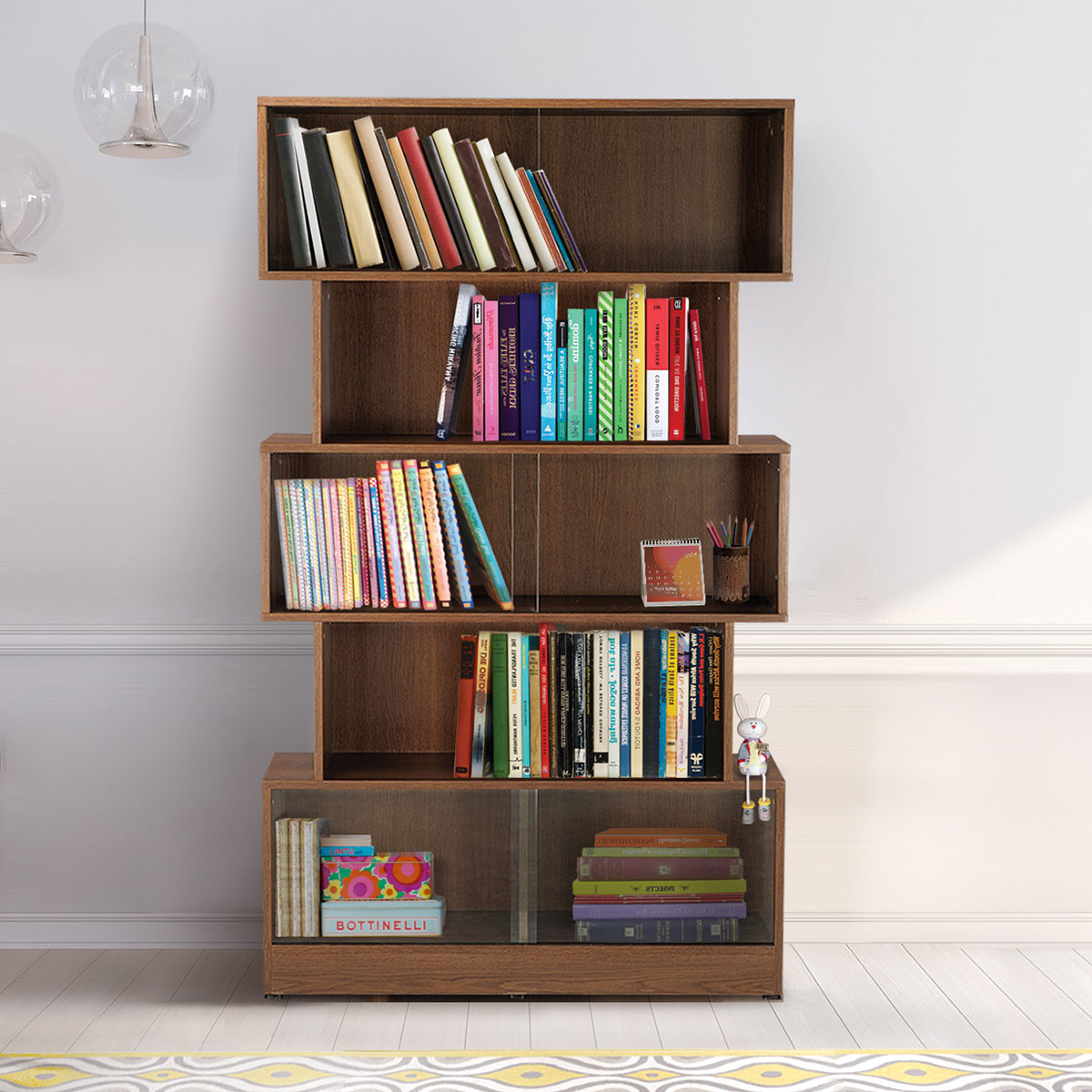 Picture of REGAL Harper Laminated Board Book Shelf HARPER-BSC-101-1-1-20(BOOK SELF)