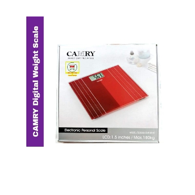 Picture of CAMRY Digital Body Weight Measuring Machine  - Personal Bathroom Scale Multi Color Glass EB9383-Multi-color