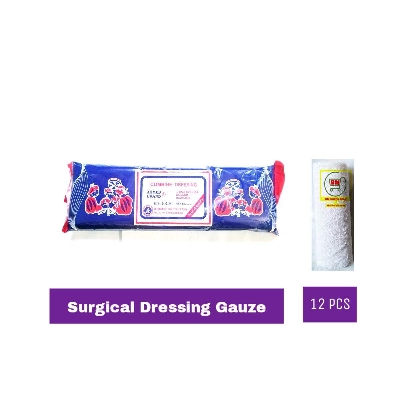 Picture of 12 Pcs Roller Roll Bandage 4" inch  Surgery Dressing Pad Absorbent Sponge - Medical First Aid Emergency Treatment  Wound Care Bandage-White