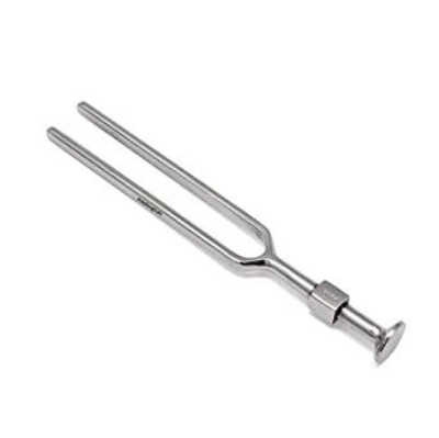 Picture of Tuning Fork 256 Hz Hearing Test Instrument for Medical Professional- 1 Pcs-Silver