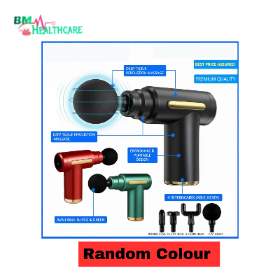 Picture of Rechargeable Massage Gun with Adjustable Speed-Multicolor