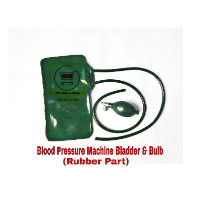 Picture of Bladder &  Bulb Valve Set for Blood Pressure Monitor  - BP Machine Accessories Replacement  Tube & Pump Rubber Part