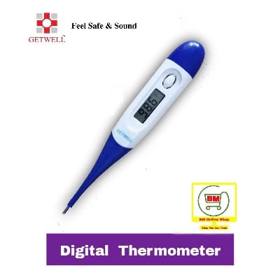 Picture of Getwell Flexible Digital Thermometer with Beeper For Measuring Temperature of Fever in Human Body- 01 Pcs