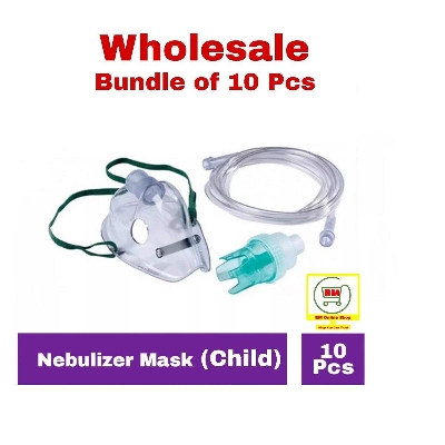 Picture of Bundle Of 10 Pcs Child Size Nebulizer Mask_ Nebulizer Machine Accessories Mouthpiece Part