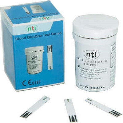 Picture of 25 Test Strip of NTI BGM-208 / BGM-202 Glucometer Blood Glucose Test Kit Meter Monitoring System