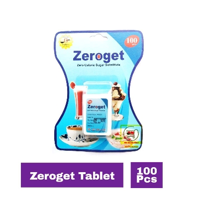 Picture of 100 Pcs Zeroget Tablet No Calorie Sugar Substitute Sucralose Sweetener for Diabetic Patients