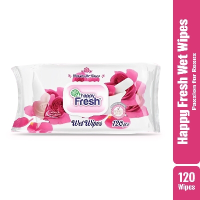 Picture of Happy Fresh Wet Tissue Wipes -120 Pcs
