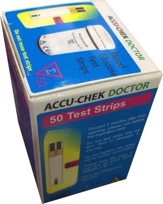 Picture of AccuCheck Doctor Blood Glucose Test Strip ( 50 Pcs)