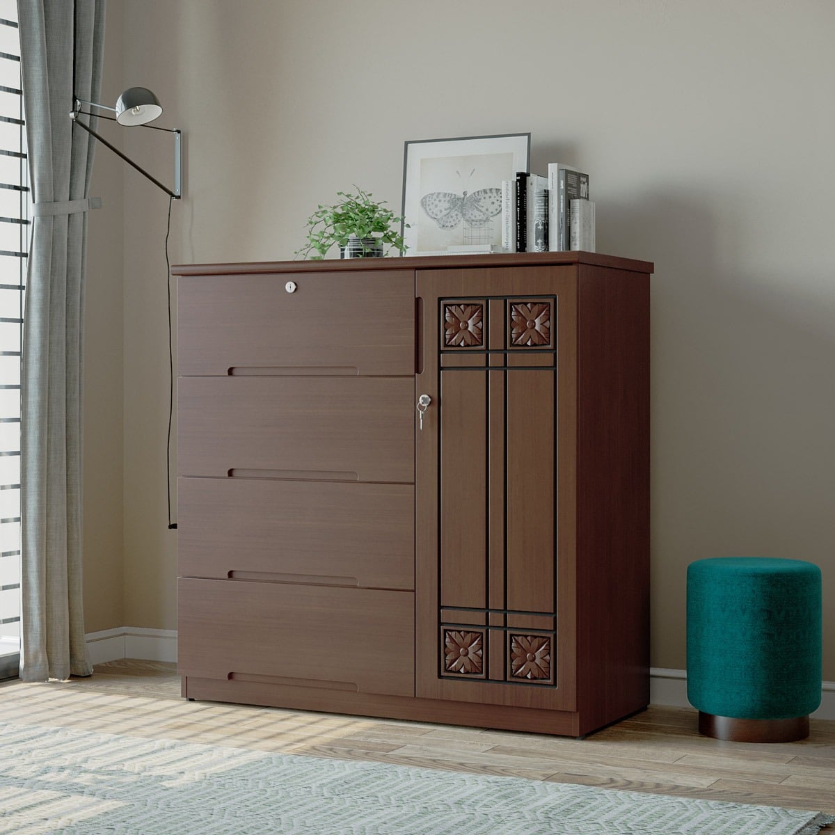 Picture of REGAL Eden Wooden Wardrobe WDH-358-3-1-20