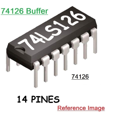 Picture of 7402 SN74HC02N 74HC02 74LS02 NOR Gate Dual In Package DIP 14 Pin IC Electrical Circuitry & Parts