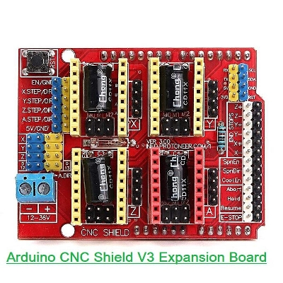 Picture of Arduino Compatible CNC Shield V3 For DC Motor Driver Engraving Machine 3D Printer A4988 Driver Expansion Board