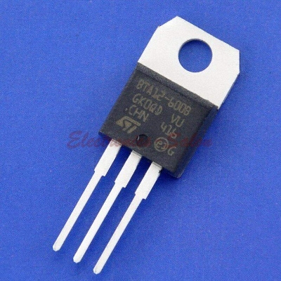 Picture of Industrial BTA12 BTA12-600B 600V 12A TRIAC Thyristor IC TO-220 Package TRIAC Thyristor IC Electronics Circuitry & Parts