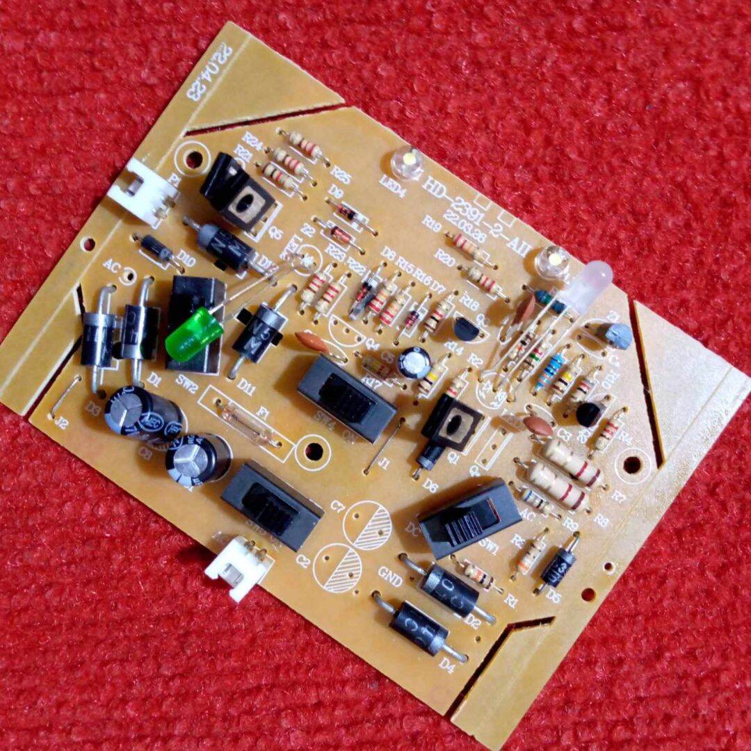 Picture of 2391 Charger Fan Circuit Dc 6V Kn-2391 Light Fan Charger Circuit Charging Control Fan Circuit Board For Ac Dc Charger Fan Electrical Circuitry & Parts - Solar Panel
