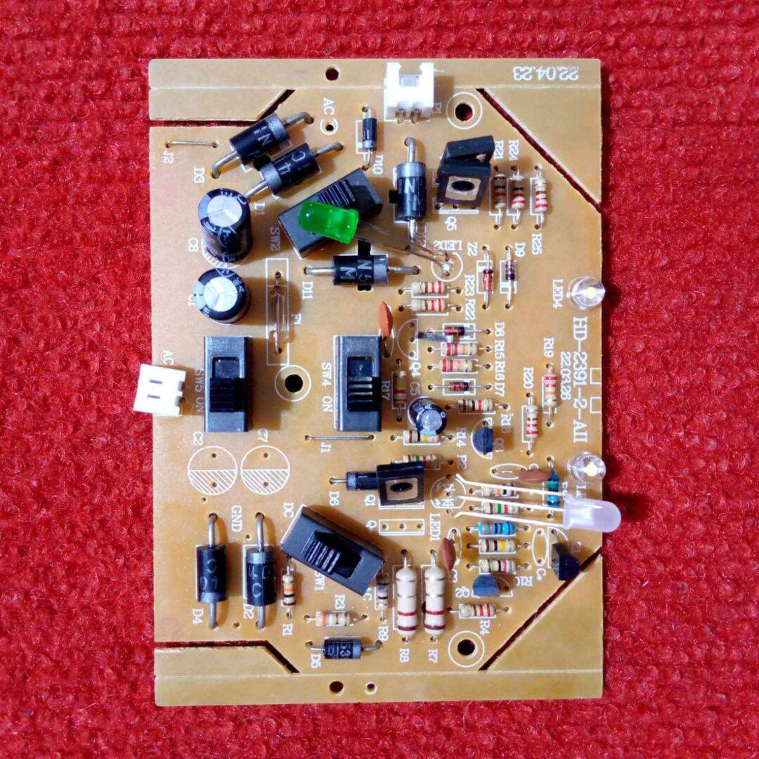 Picture of 2391 Charger Fan Circuit Dc 6V Kn-2391 Light Fan Charger Circuit Charging Control Fan Circuit Board For Ac Dc Charger Fan Electrical Circuitry & Parts - Solar Panel