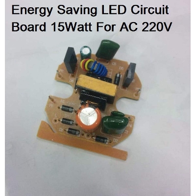 Picture of Energy Light Bulbs Driver AC 220V 15W Energy Light Driver Circuit Board For 15 Watt Energy Light Chip Board Assembly Purpose DIY Electrical Circuitry & Parts - multicolor
