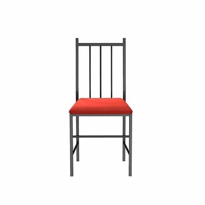 Picture of REGAL Florence Metal Dining Chair Black FLORENCE--CFD-204-6-1-66